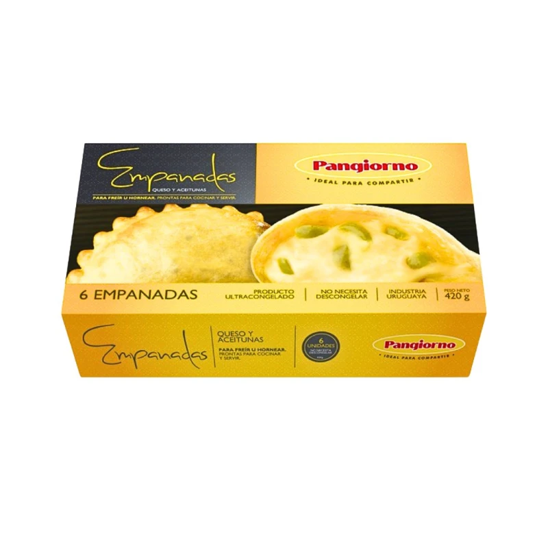 Empanadas de Queso y Aceitunas Pangiorno - 6 uds. - 420 g Empanadas de Queso y Aceitunas Pangiorno - 6 uds. - 420 g