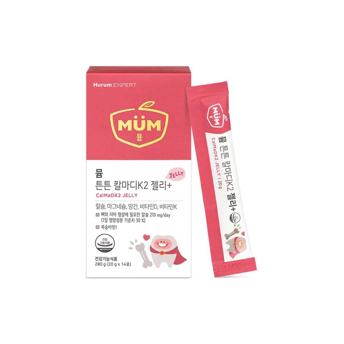 Jelly de Calcio, Magnesio y Vitamina D+K2 MUM 