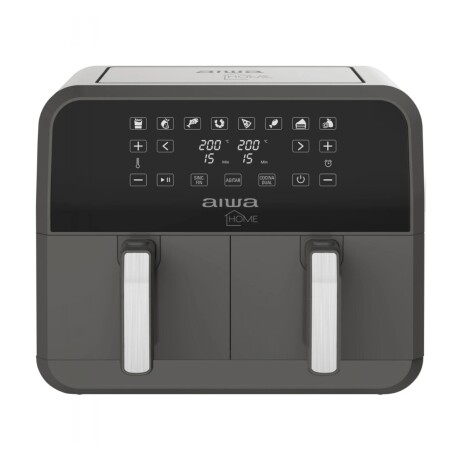 Freidora Sin Aceite Aiwa Haft8003 200°c 8L Dos Canastos 001