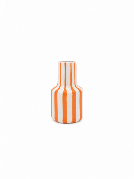FLORERO DE CERAMICA MILAN NARANJA