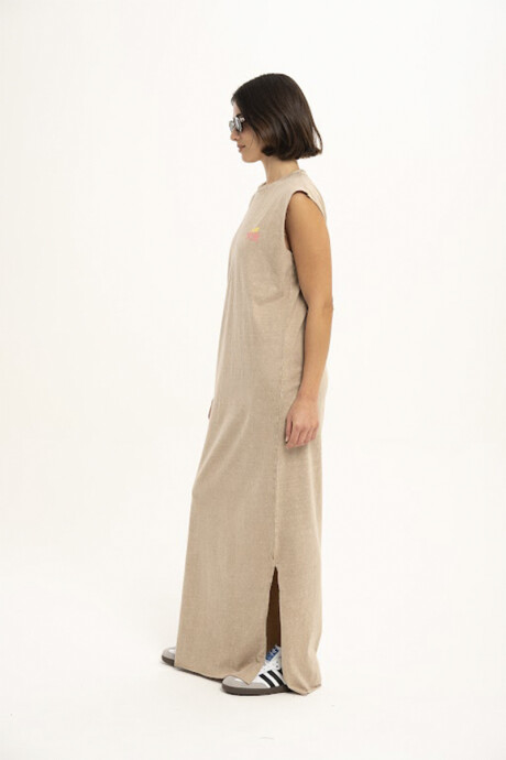 Vestido Pulau Starship Marrón