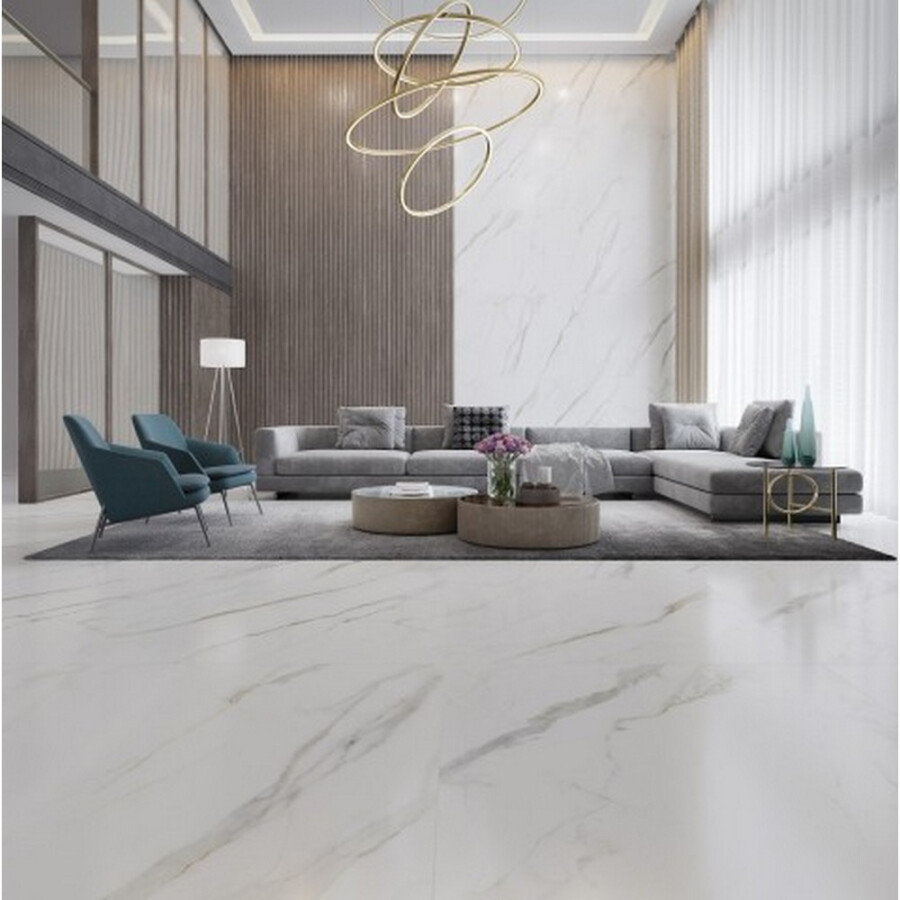 Porcelanato Calacata Altissimo Satin Porcelanato Calacata Altissimo Satin