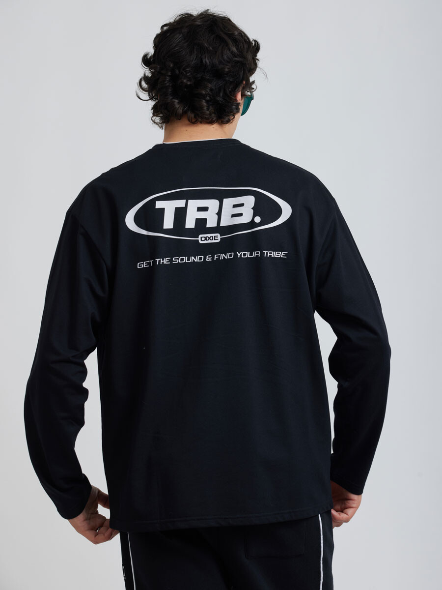 T-SHIRT M/L TRIBU DIXIE Negro