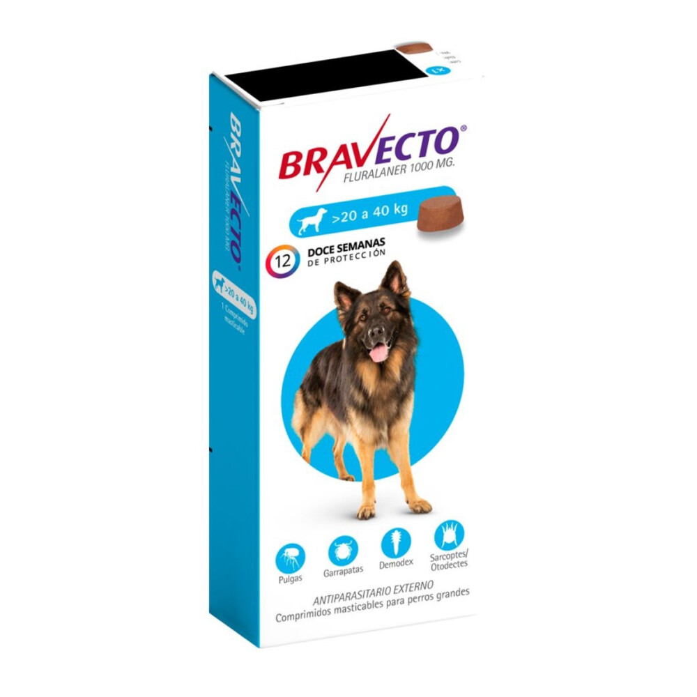 BRAVECTO MENSUAL 20 A 40KG BRAVECTO MENSUAL 20 A 40KG