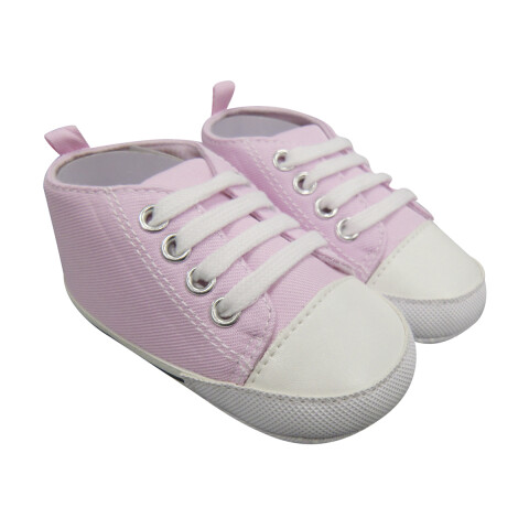 Calzado con Cordones Para Bebés 3 a 15 Meses ROSA