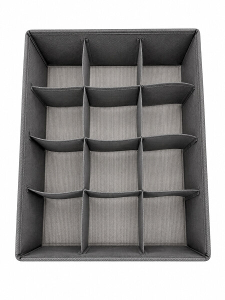 ORGANIZADOR DE ROPA INTERIOR GRIS