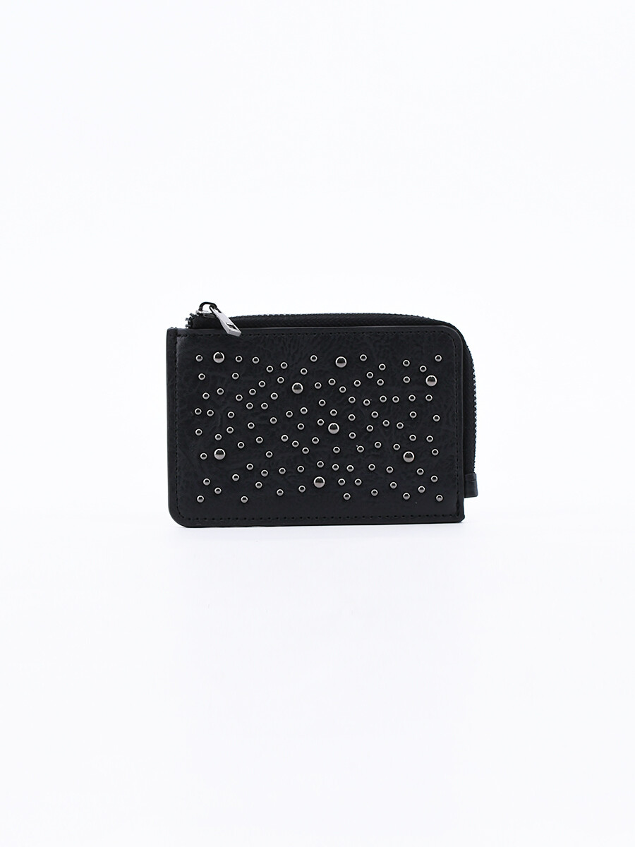 BILLETERA BARCELONA - NEGRO 