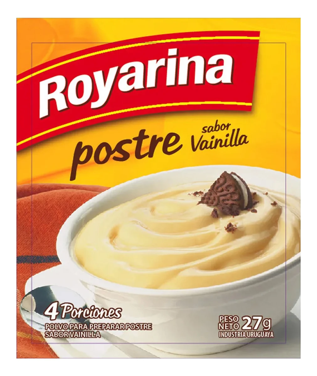POSTRE VAINILLA ROYARINA 27 GR 4 PORC 