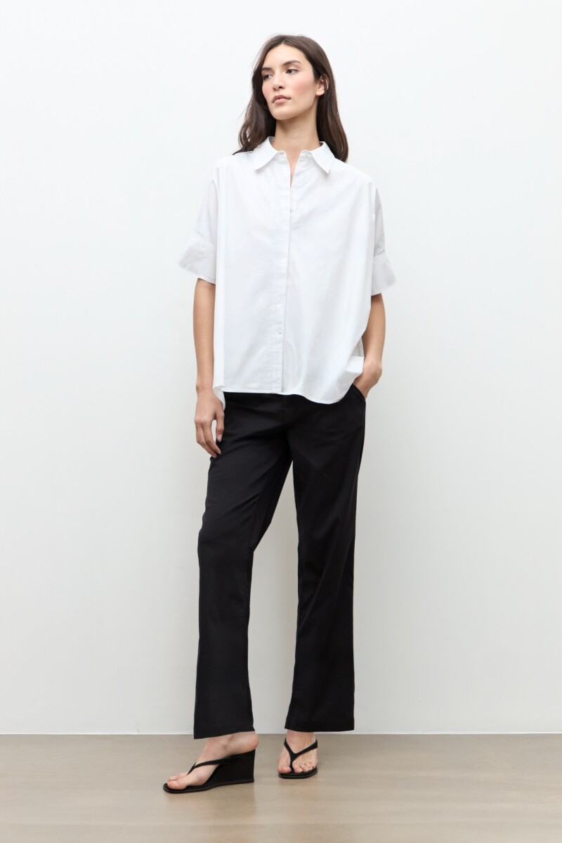 Camisa oversized blanco