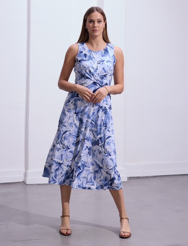 Vestido Maxi Printed CELESTE/MULTI