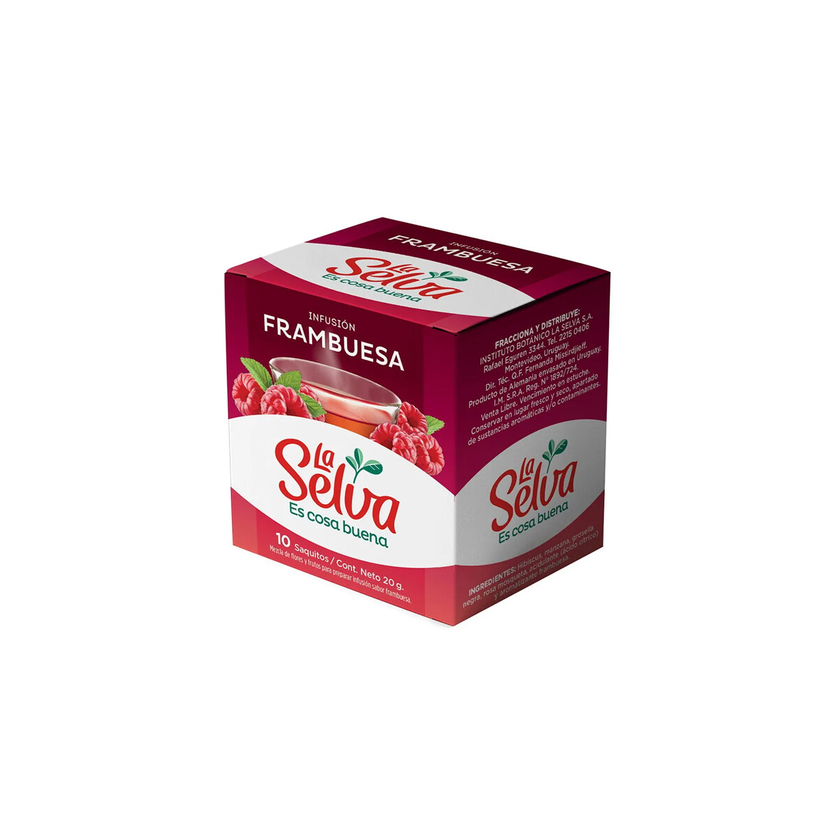 Te de frambuesa La Selva x10 saquitos 