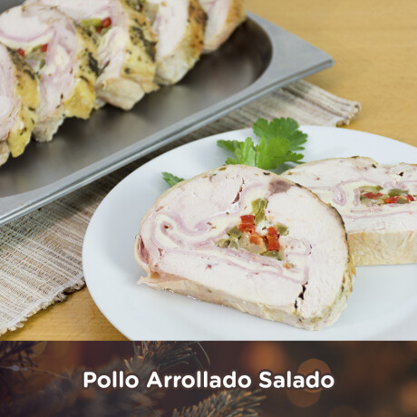 Pollo Arrollado Salado - Porción Fiestas 000