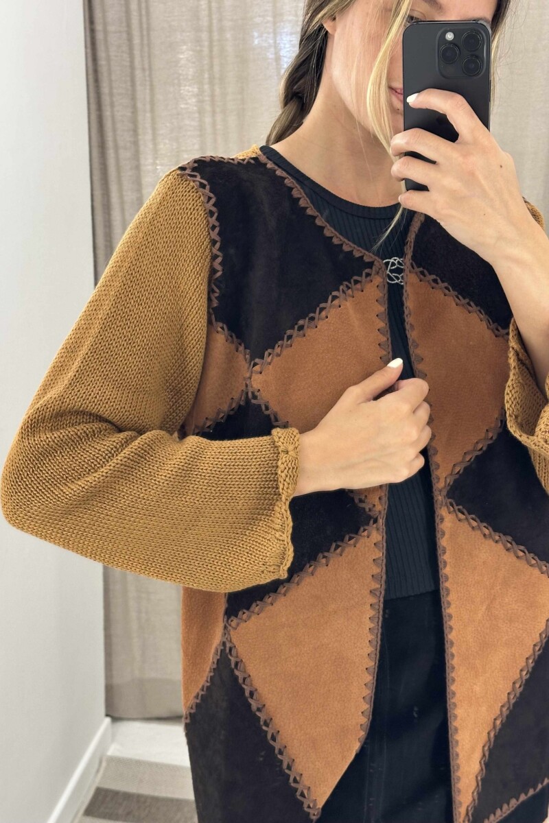 Saco Leather Molly Camel/Marron