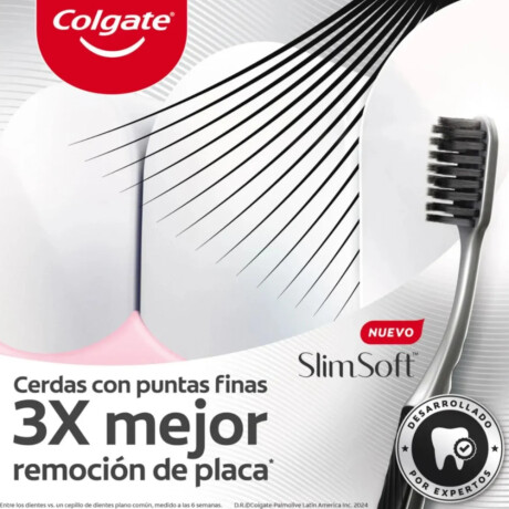 Cepillo de Dientes Colgate Slim Soft Carbón Cepillo de Dientes Colgate Slim Soft Carbón