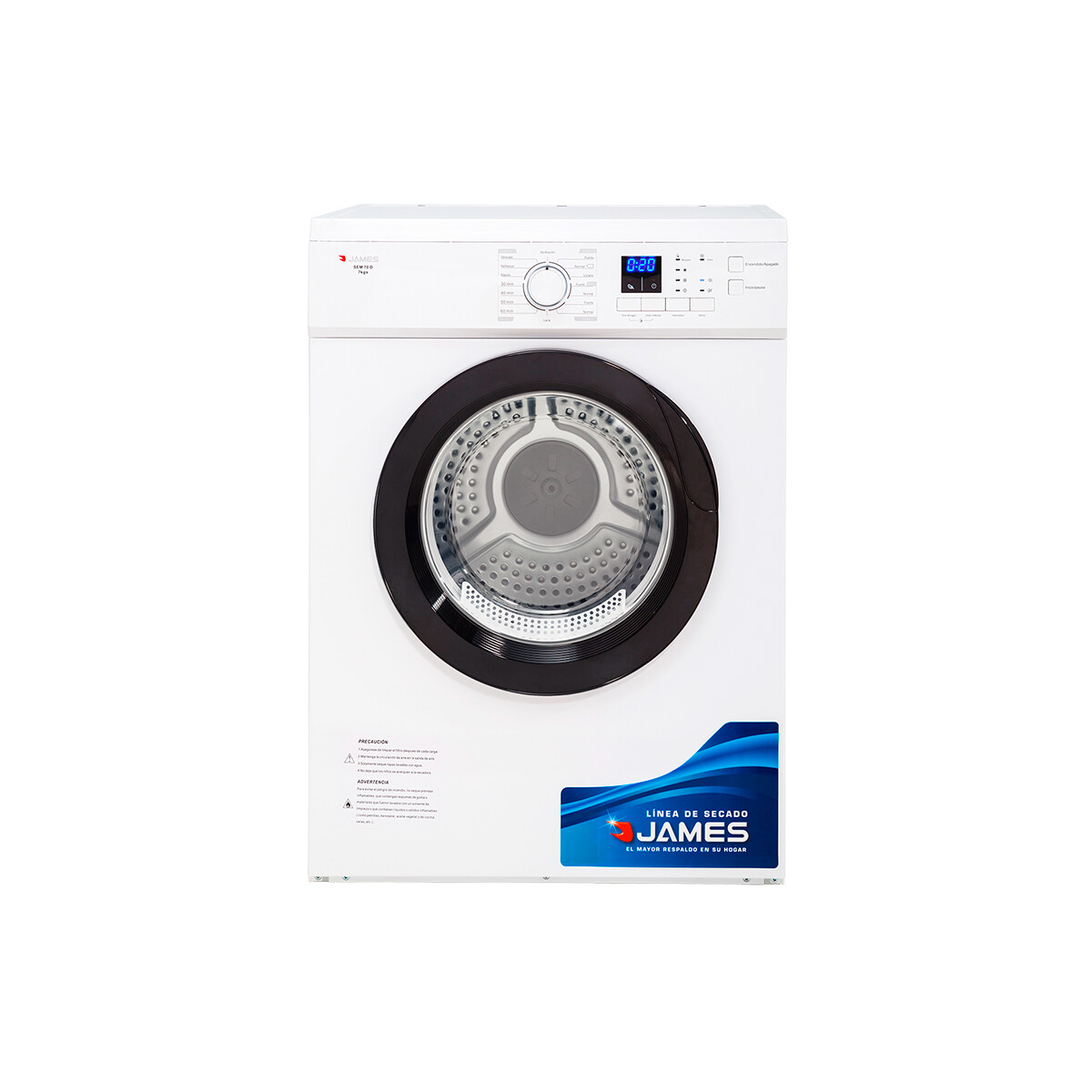Secarropas Con Display De 7 Kg. James Sem 70 