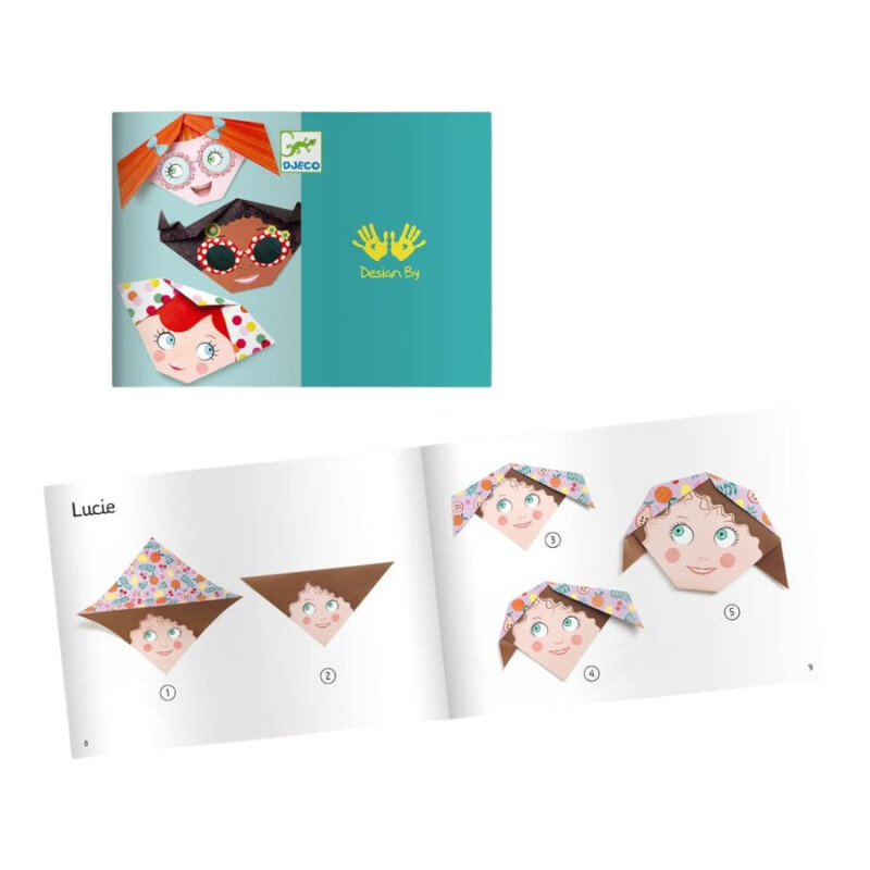 Iniciación al Origami Infantil Caritas Djeco Iniciación al Origami Infantil Caritas Djeco