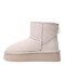 Bota de Mujer Miss Carol CREEK con plataforma Beige Claro