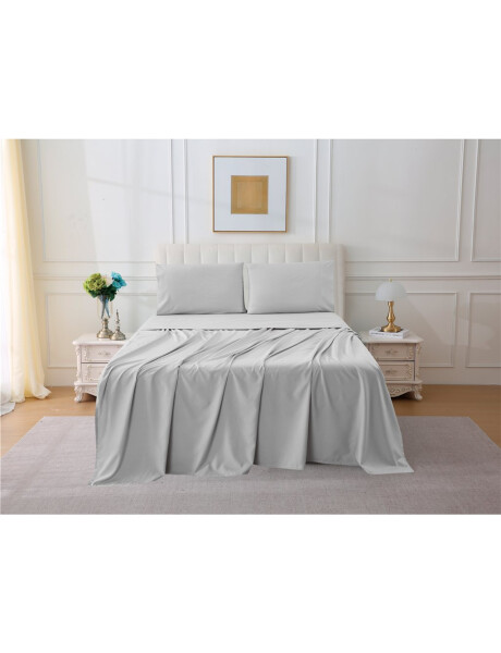 JGO SABANA ALG 200H KING 180x200+35CM GRIS MEDIO JGO SABANA ALG 200H KING 180x200+35CM GRIS MEDIO