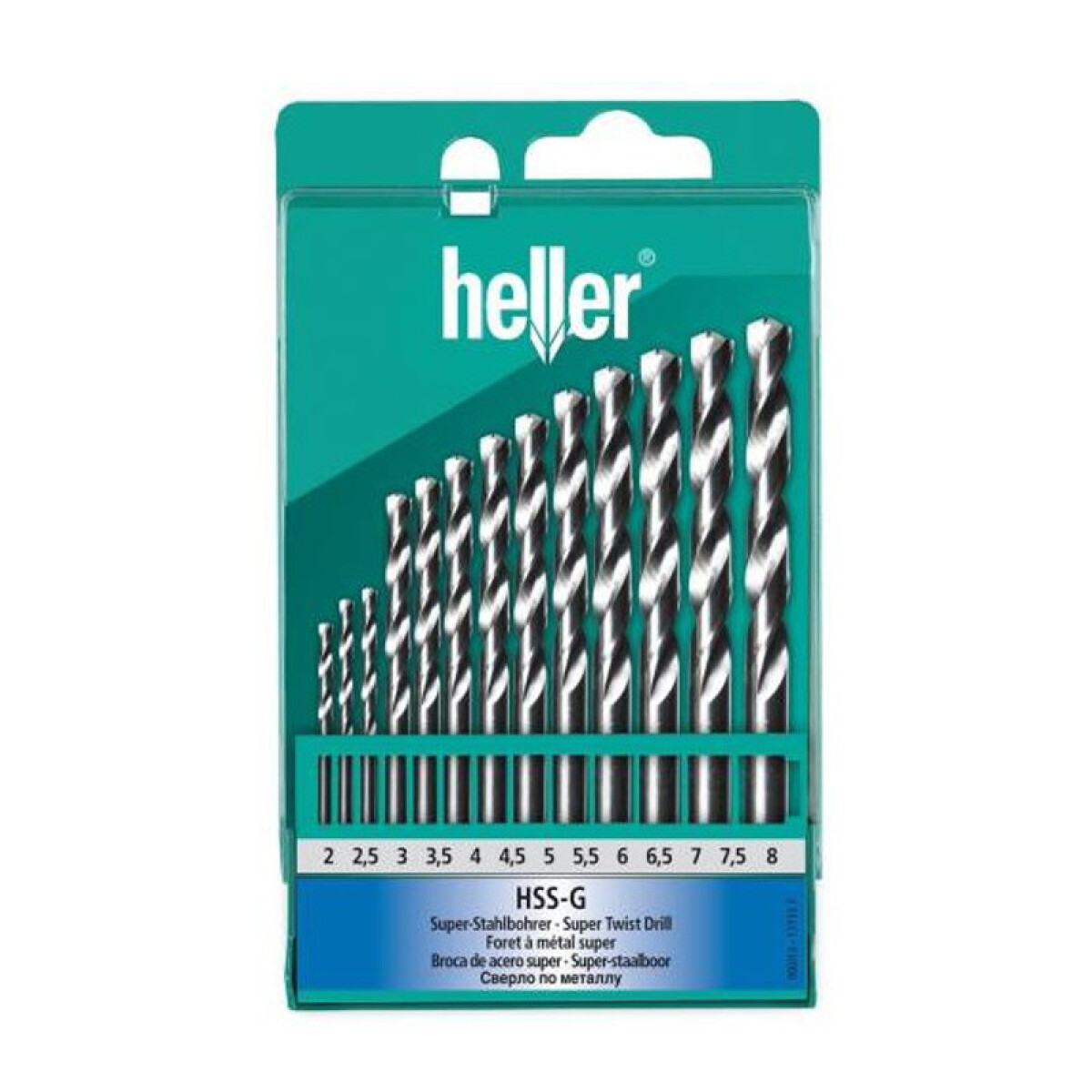 Juego mechas HSS cromadas 13 piezas - HL1213 