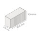 Aéreo Heladera 80cm MDF 1 Puerta GAMAS DE BEIGE