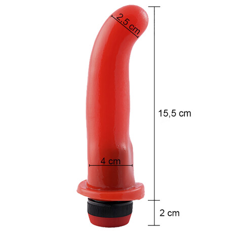 Vibrador Punto G Rojo
