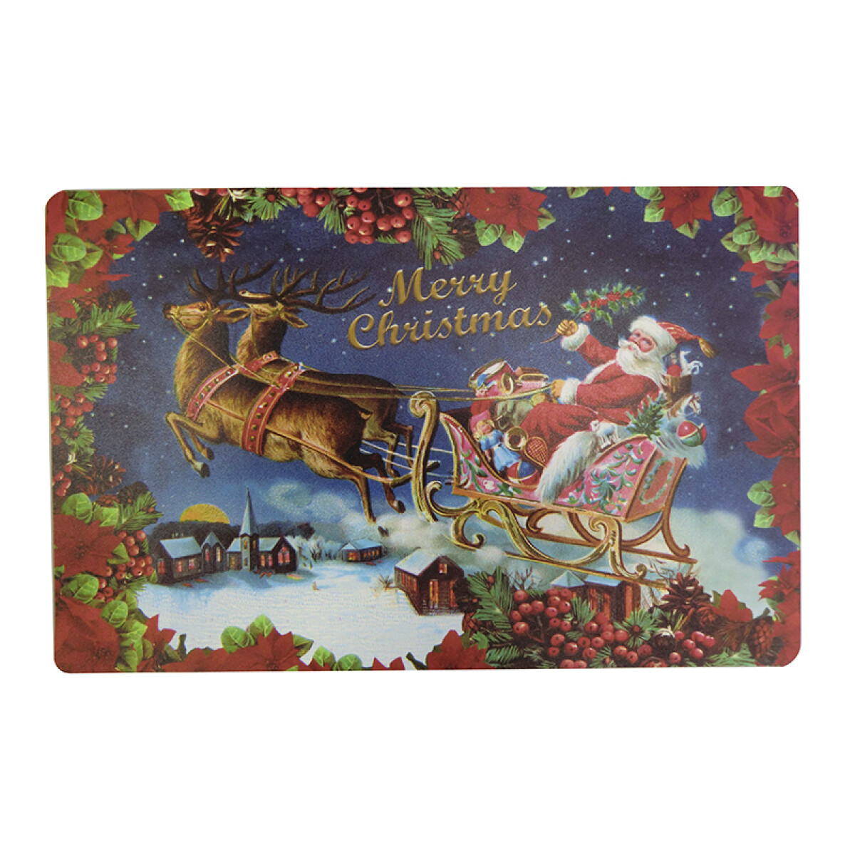 Individual Rectangular Varios Diseños 47 x 27 cm - Navidad 