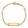 Pulsera Identidad Cartier -Oro bajo-Sin Piedra-PU8085 sinpiedra