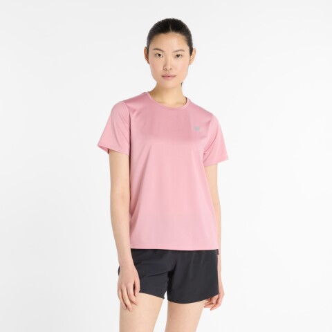 Remera New Balance de Dama - Sport Essentials - WT41222PTF PINK