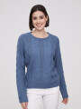 Sweater Focio Azul Grisaceo