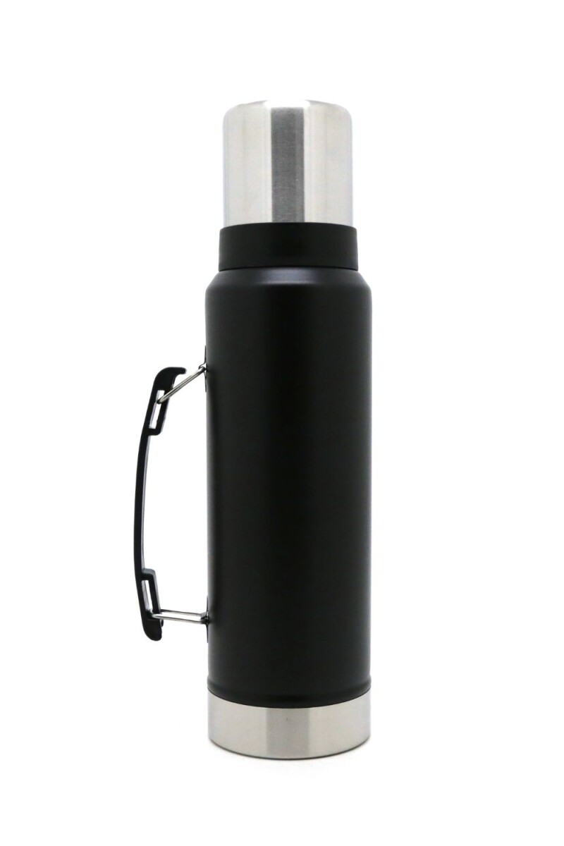 Termo doble acero 1.3L Negro