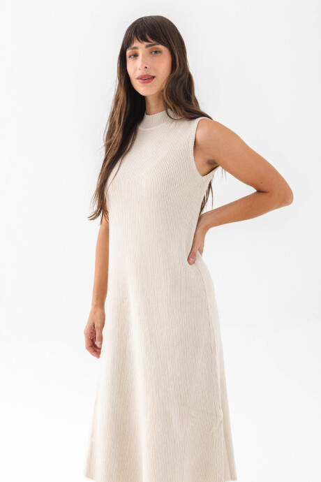 Vestido Diana Beige