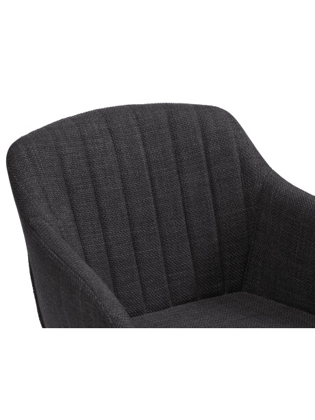 Silla de comedor ADSLEV tela gris antracita Silla de comedor ADSLEV tela gris antracita