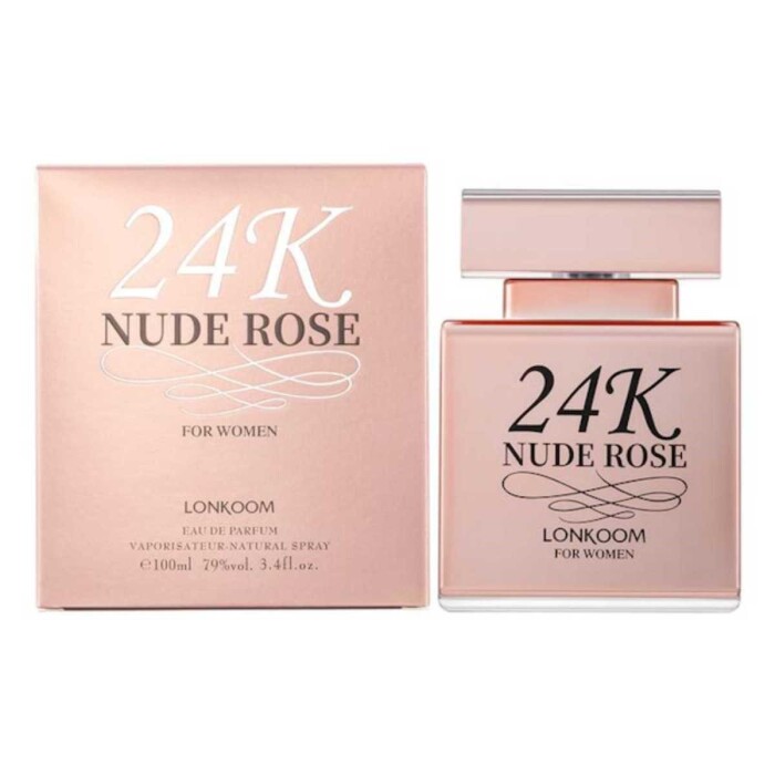 LONKOOM 24K NUDE ROSE EDP FEM 100ML(670) única
