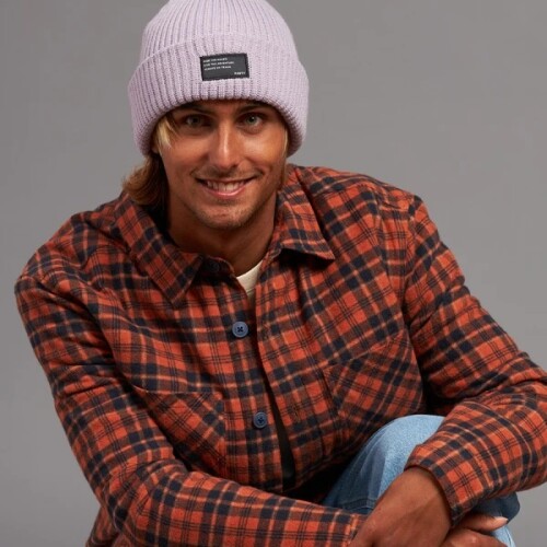 Sobre Camisa Hombre A/Cuadros Rusty Naranja