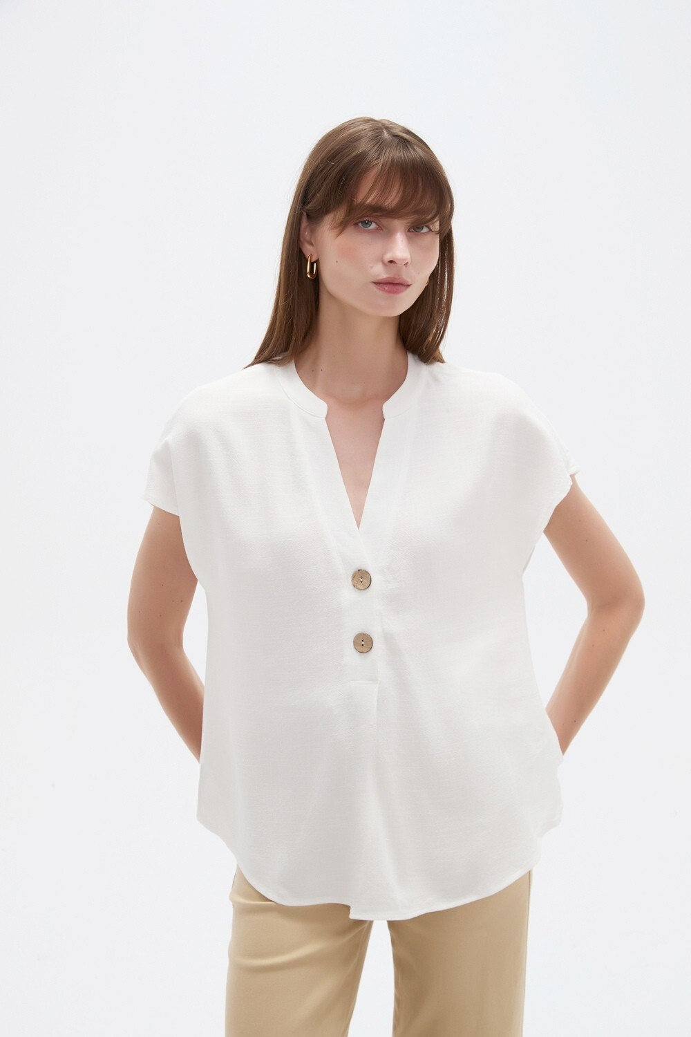 Blusa Limbani Marfil / Off White