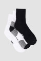 Pack x3 half terry crew dama mor Estampado 1