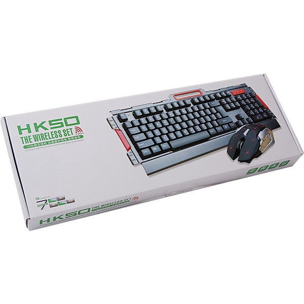 Combo Kit Teclado + Mouse Inalámbricos Gamer 2400 Dpi Combo Kit Teclado + Mouse Inalámbricos Gamer 2400 Dpi