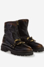 LADIES LEATHER BOOTS Marron