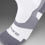 Vectr Light Cushion Full Length Compression Socks - Unisex White/grey