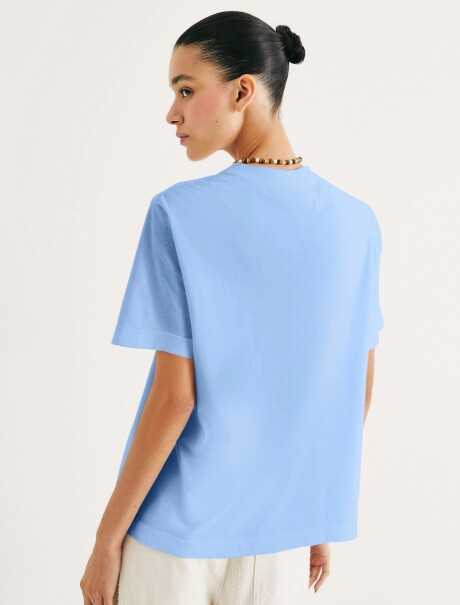 CAMISETA MANGA CORTA AZUL