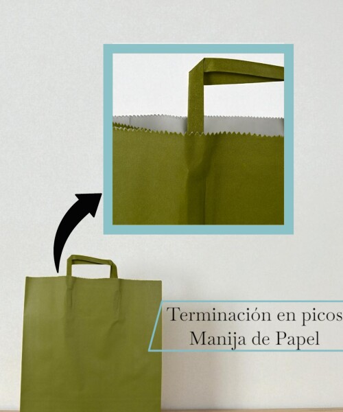 Bolsa lisa acuario 30x12x41 cm VERDE CARDAMOMO