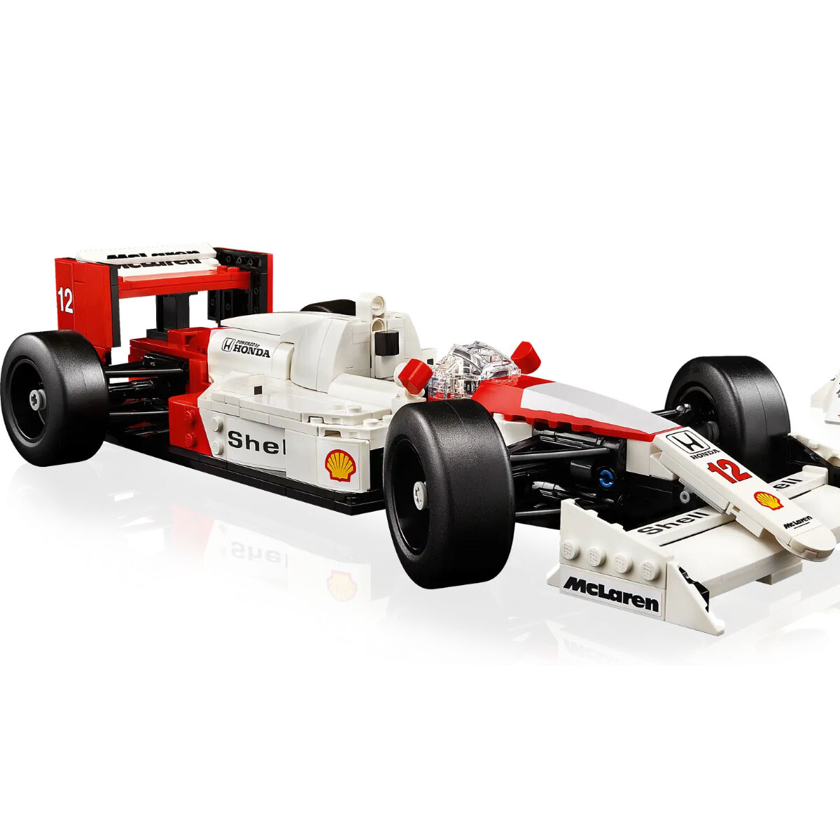 Coche McLaren MP4/4 y Ayrton Senna F1 Lego 