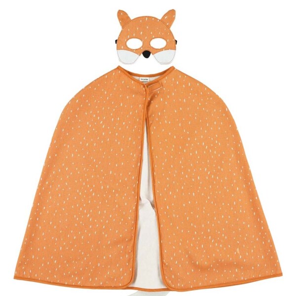 Disfraz Infantil Capa Y Máscara Animales Trixie Divertido Ax Diseño Zorro
