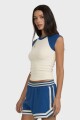 REMERA SURF CAMP SS RAGLAN N-amarillo
