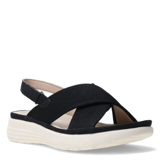 Sandalias de Mujer Lady Confort CHAPELLE con tiras cruzadas Negro
