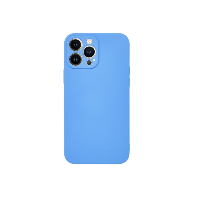 Protector para iPhone 13 Pro Max engomado celeste intenso Protector Para Iphone 13 Pro Max Engomado Celeste Intenso