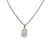 Dije Medalla Virgen Milagrosa-Plata 925 Inflada-Sin piedra-CP3024 sinpiedra