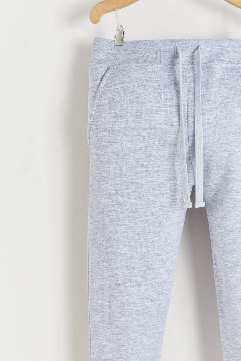 SWEATPANT PIMA COLORS Gris Melange