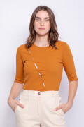 REMERA MYKONOS Ocre