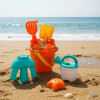 Balde Con Accesorios Para Playa NARANJA